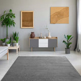 Alfombra a medida Montana Liso Gris Ambiente | Atticgo