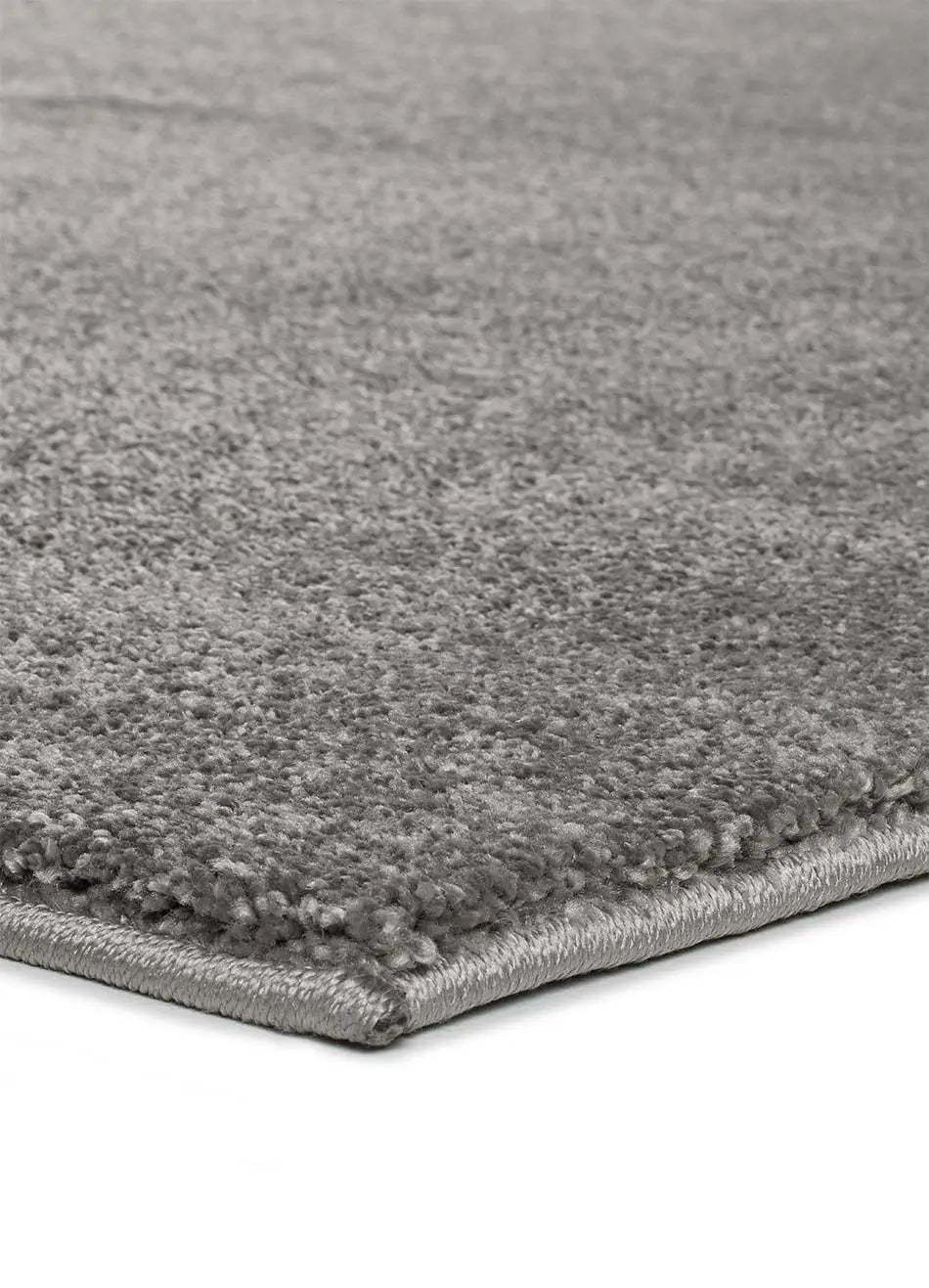 Alfombra a medida Montana Liso Gris esquina | Atticgo