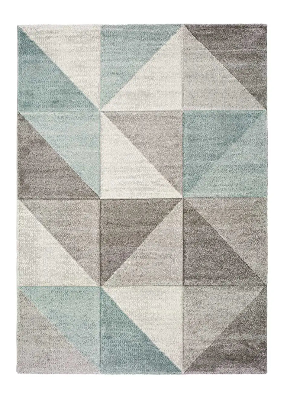 Atticgo Alfombra geométrica Naia 22406 Azul