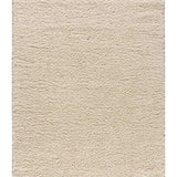 White Shaggy Rug with Fringes Native Cenefa 2144 