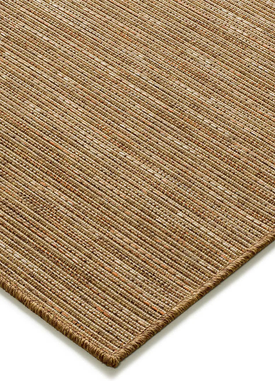 Alfombra a medida de exterior Natura 4001 Beige-Naranja esquina | Atticgo
