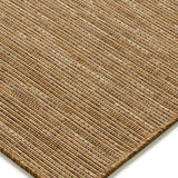Alfombra a medida de exterior Natura 4001 Beige-Naranja esquina | Atticgo