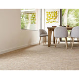 Alfombra a medida de exterior Natura 4001 Beige-Azul en salón | Atticgo