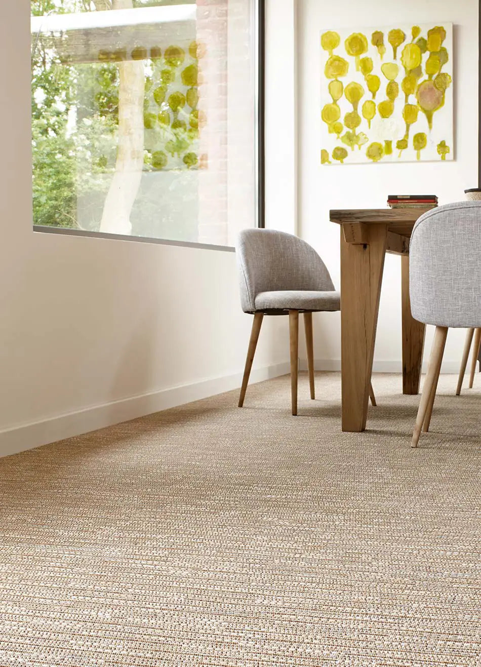 Alfombra a medida de exterior Natura 4001 Beige-Azul ambiente | Atticgo