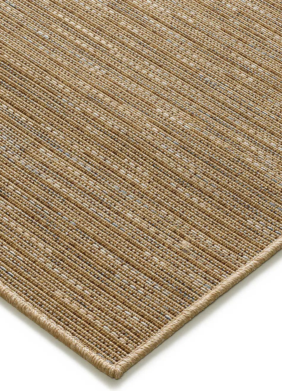 Alfombra a medida de exterior Natura 4001 Beige-Azul esquina | Atticgo