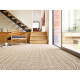 Alfombra a medida de exterior Natura 4027 Beige-Naranja en salón | Atticgo