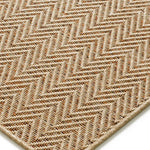 Alfombra a medida de exterior Natura 4027 Beige-Naranja esquina | Atticgo
