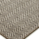 Alfombra a medida de exterior Natura 4027 Gris esquina | Atticgo