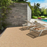 Alfombra a medida de exterior Natura 4501 Beige ambiente | Atticgo