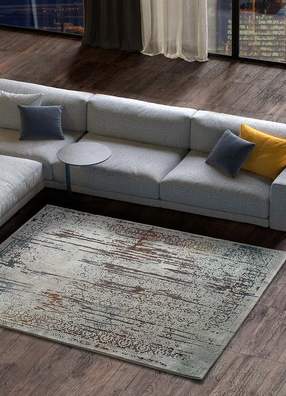 Alfombra abstracta multicolor Neven Ambiente | Atticgo