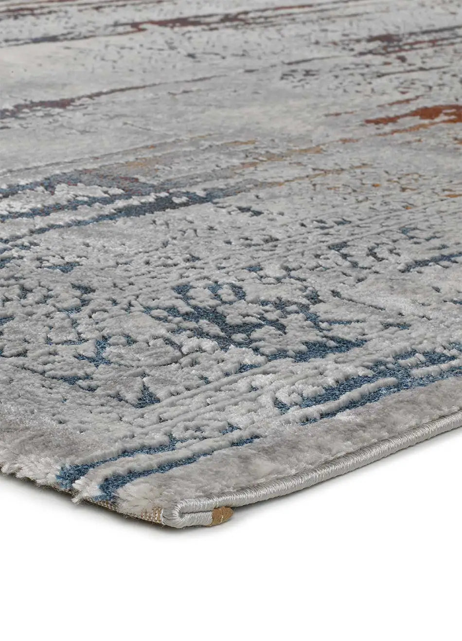 Alfombra abstracta multicolor Neven esquina | Atticgo