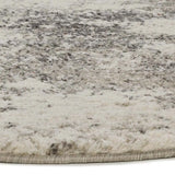 Alfombra abstracta con forma Niamey 642 Sh Gris Detalle Atticgo