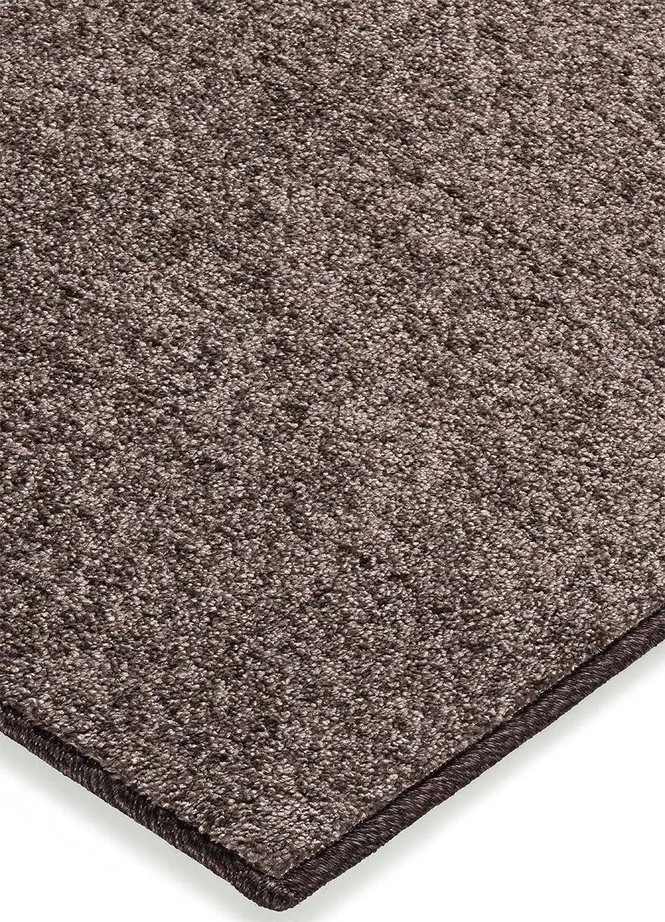 Alfombra a medida Nile Liso Marrón esquina | Atticgo