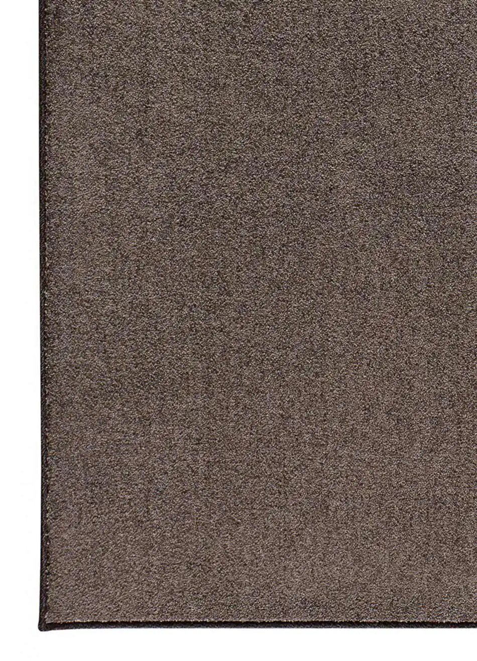 Alfombra a medida Nile Liso Marrón zoom | Atticgo