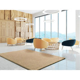 Alfombra ambiente shaggy lisa Norge 8507 Beige | Atticgo