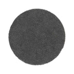 Atticgo Alfombra redonda Shaggy liso Norge 8507 Antracita
