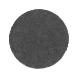 Atticgo Alfombra redonda Shaggy liso Norge 8507 Antracita