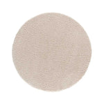 Atticgo Alfombra redonda Shaggy liso Norge 8507 Blanco