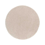 Atticgo Alfombra redonda Shaggy liso Norge 8507 Blanco