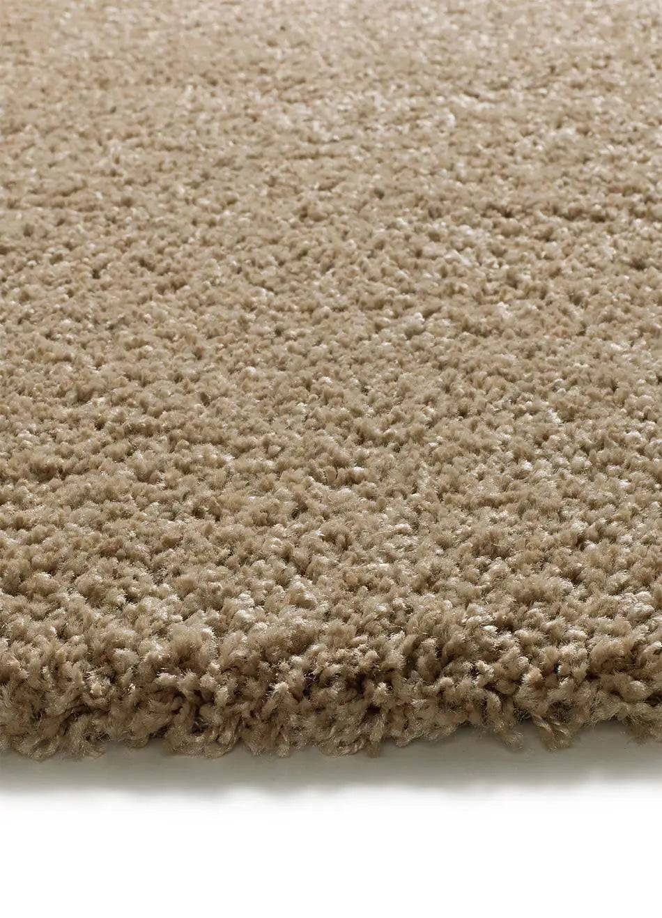 Atticgo Alfombra redonda Shaggy liso Norge 8507 Lino detalle