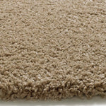 Atticgo Alfombra redonda Shaggy liso Norge 8507 Lino detalle