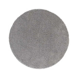 Atticgo Alfombra redonda Shaggy liso Norge 8507 Plata