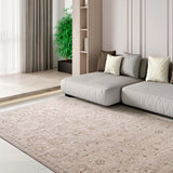 Alfombra vintage con flecos salón Ona 52081 Beige Atticgo