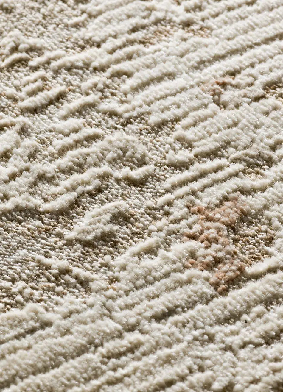 Alfombra vintage con flecos detalle Ona 52081 Beige Atticgo