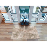 Alfombra abstracta con flecos para salón Ona 52093 Verde Atticgo