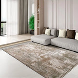 Alfombra abstracta con flecos salón Ona 52093 Verde Atticgo