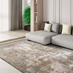 Alfombra abstracta con flecos salón Ona 52093 Verde Atticgo