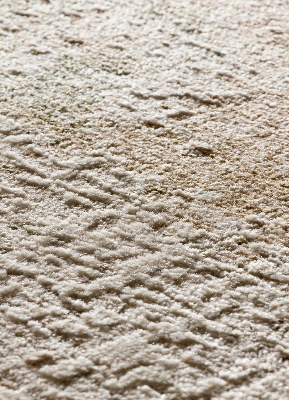 Alfombra abstracta con flecos detalle Ona 52093 Verde Atticgo
