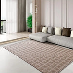 Alfombra geométrica con flecos salón Ona 52094 Beige Atticgo