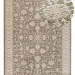 Alfombra vintage con flecos Ona 52095 Verde Atticgo