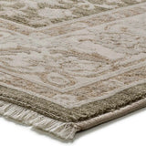 Alfombra vintage con flecos esquina Ona 52095 Verde Atticgo