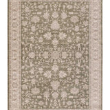 Alfombra vintage con flecos Ona 52095 Verde Atticgo Alfombra