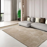 Alfombra geométrica con flecos salón Ona 52100 Beige