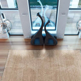 Alfombra geométrica con flecos salón Ona 52100 Beige