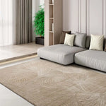 Alfombra geométrica con flecos salón Ona 52100 Beige