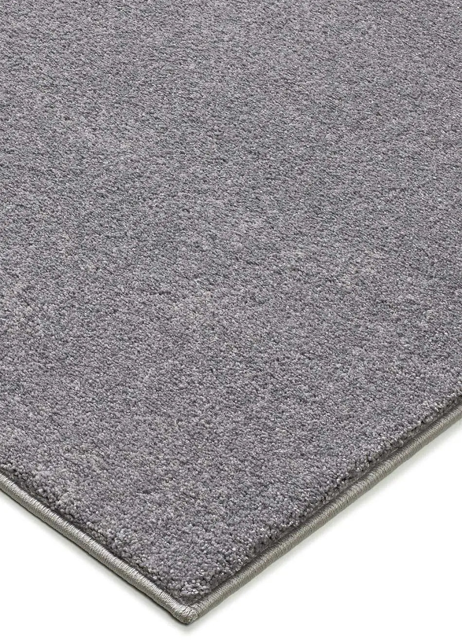 Alfombra a medida Orion Liso Gris esquina | Atticgo