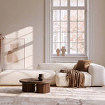 Alfombra efecto mármol con relieve Oris 4208 Beige Atticgo