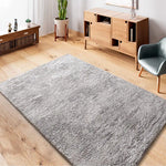 Alfombra abstracta para salón con relieve Oris 4222 Gris Atticgo