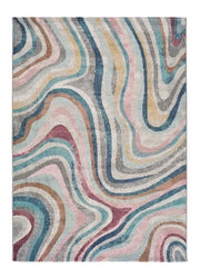 Alfombra abstracta Parma 20055 multicolor