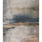 Atticgo Alfombra abstracta  en tonos azules y grises Parma 54561