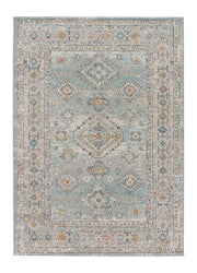 Atticgo Alfombra vintage en tonos azules Parma 54570