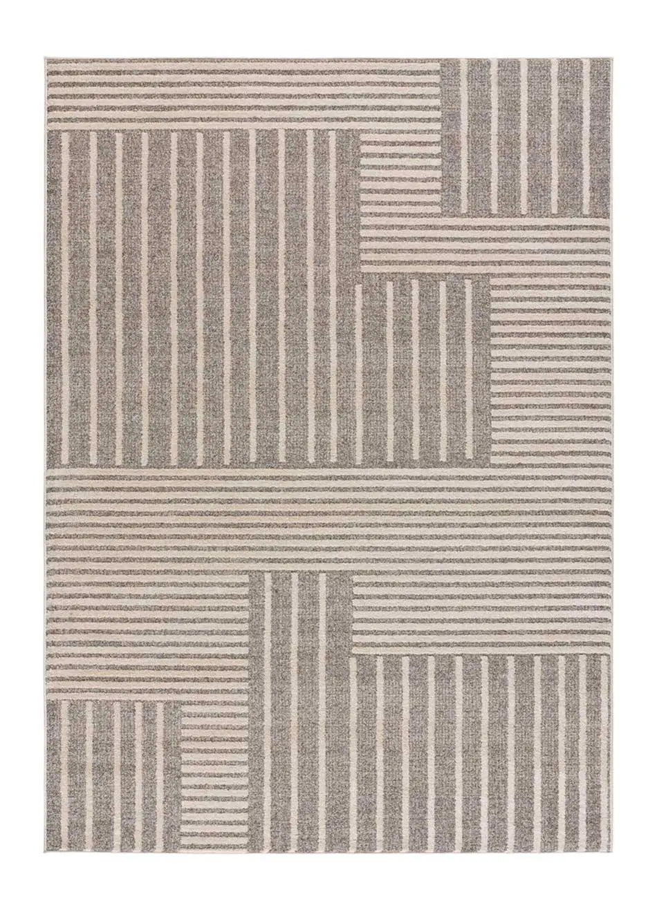 Atticgo Alfombra geométrica Paula 4532 Beige
