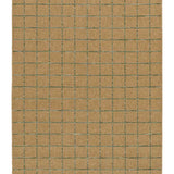 Alfombra de exterior a cuadros efecto yute y verde Pérgola 12615 Atticgo