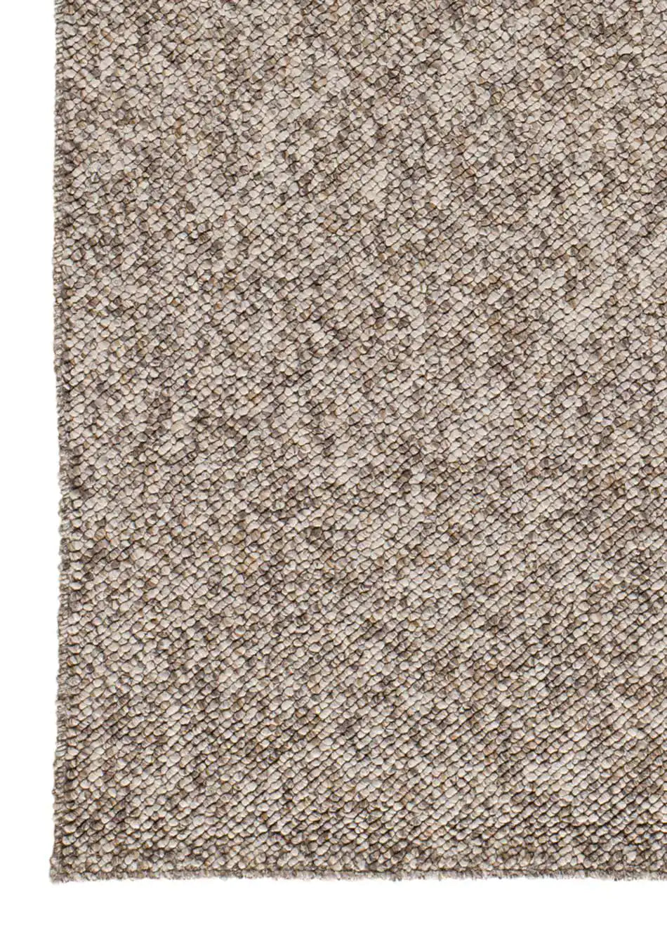 Alfombra a medida lavable tejido en bucle Petra Liso Gris Atticgo