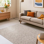 Alfombra lavable tejido en bucle Petra Liso Gris | Atticgo