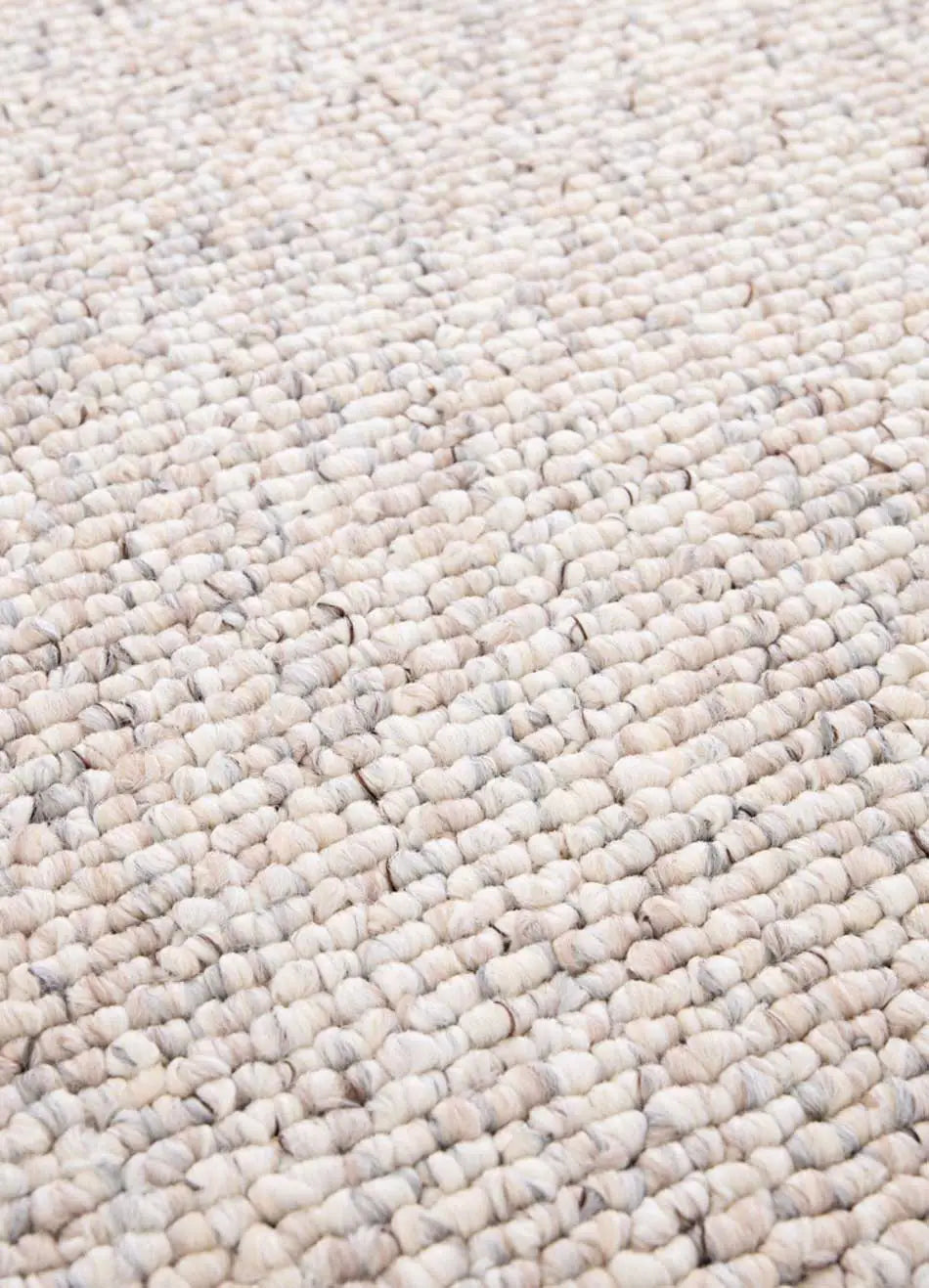 Atticgo Alfombra lavable Petra Liso Crema detalles